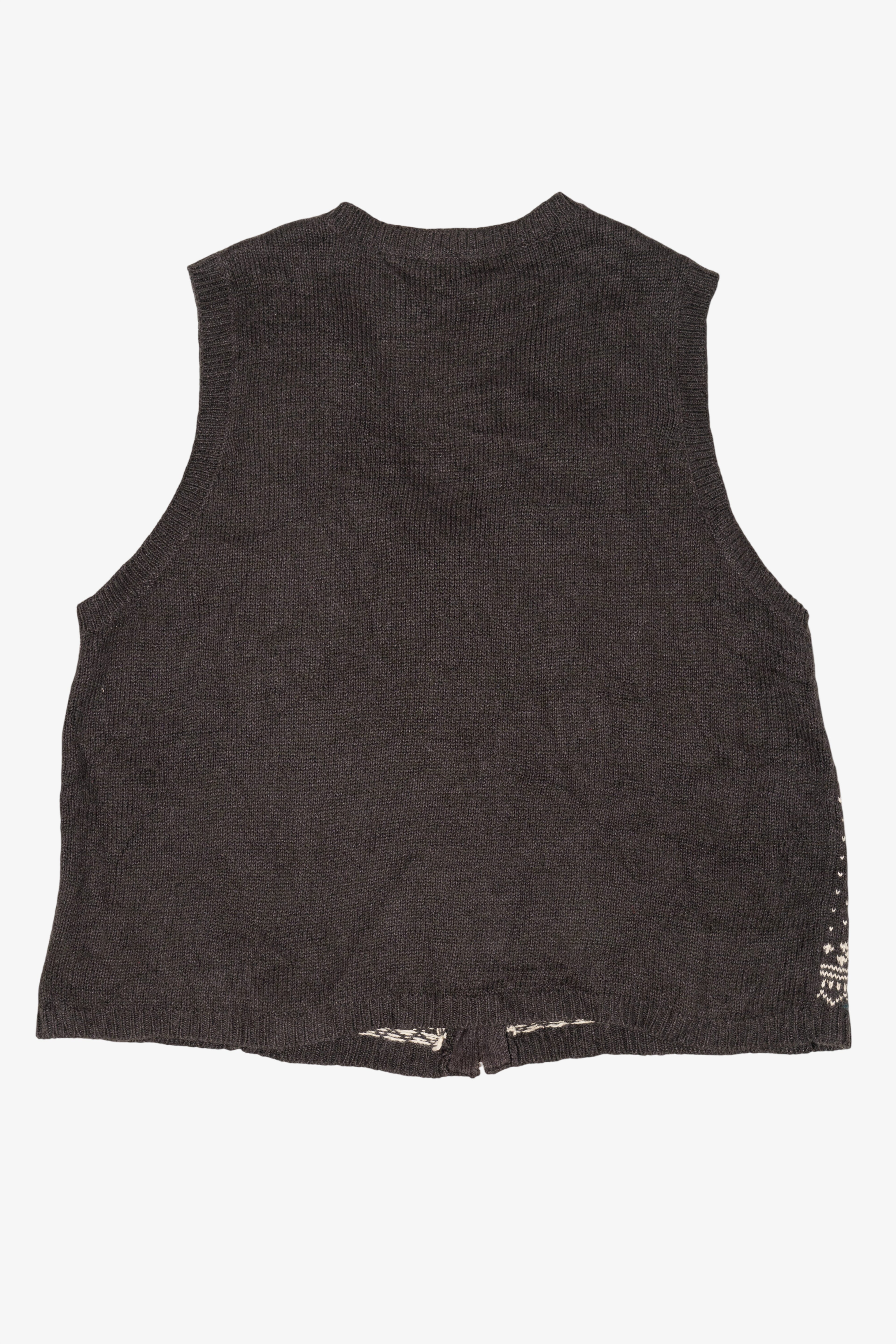 Vintage Gray White Stag Top (1990s)