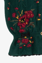 Vintage Green Embroidered The Eagle's Eye Vest (1980s)