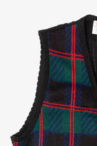 Vintage Plaid Tally-Ho Vest (1990s)