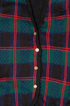 Vintage Plaid Tally-Ho Vest (1990s)