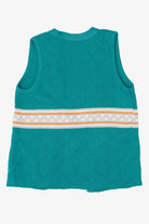 Vintage Turquoise Staget Tie Vest (1980s)