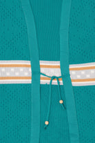 Vintage Turquoise Staget Tie Vest (1980s)
