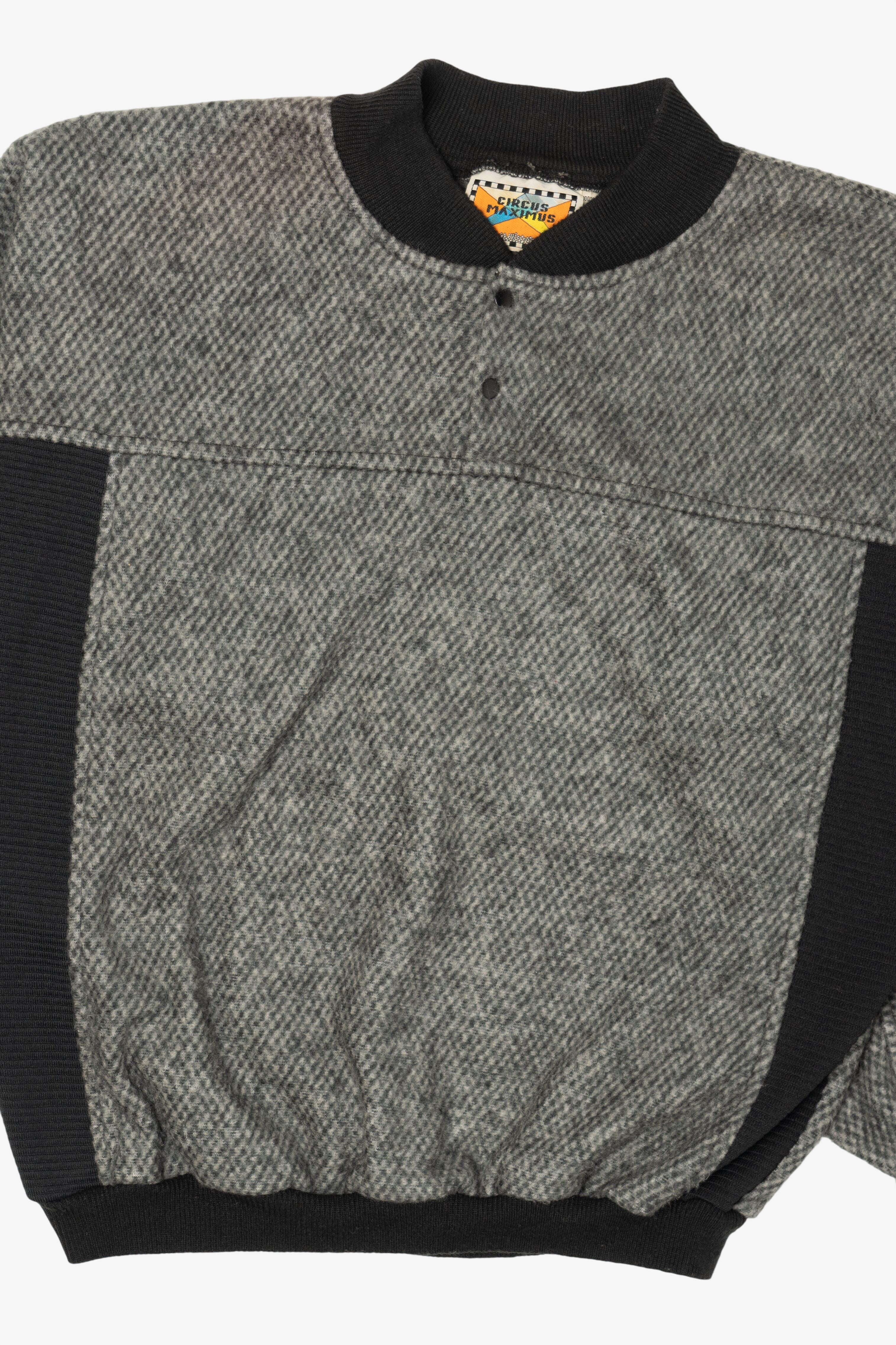 Vintage Dark Gray Circus Maximus Sweater (1990s)