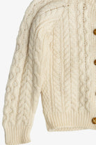 Vintage Kid's Size Carraig Donn Irish Fisherman Cardigan Sweater (1970s)