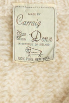 Vintage Kid's Size Carraig Donn Irish Fisherman Cardigan Sweater (1970s)