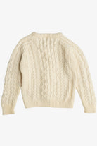 Vintage Kid's Size Carraig Donn Irish Fisherman Cardigan Sweater (1970s)