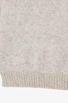 Vintage Light Gray V-Neck Sweater (1990s)