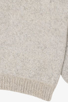 Vintage Light Gray V-Neck Sweater (1990s)