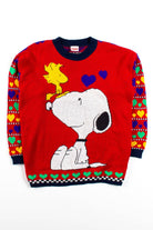 Vintage Snoopy & Woodstock Sweater