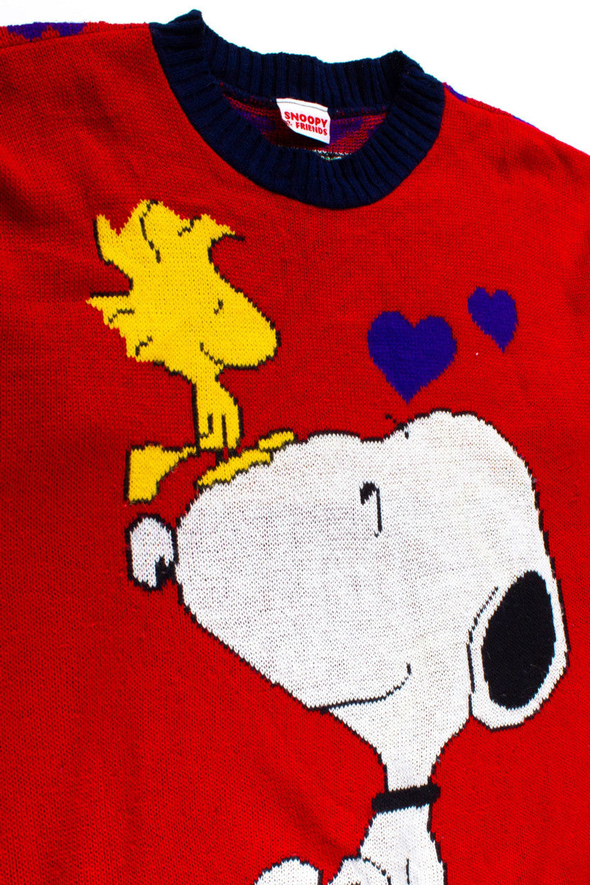 Vintage Snoopy & Woodstock Sweater