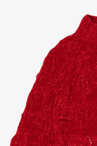 Red Lost + Wander Textured Knit Sweater (2010s)