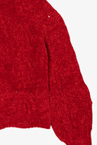Red Lost + Wander Textured Knit Sweater (2010s)