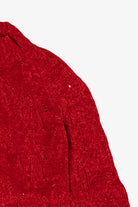 Red Lost + Wander Textured Knit Sweater (2010s)