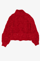 Red Lost + Wander Textured Knit Sweater (2010s)