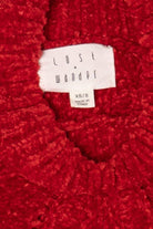 Red Lost + Wander Textured Knit Sweater (2010s)