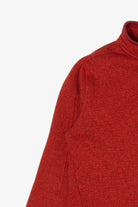 Red Patagonia Quarter Zip Fleece Sweater (2010s)