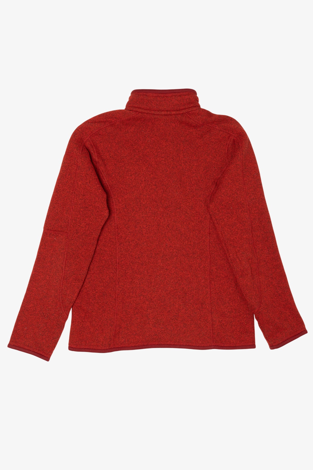 Red Patagonia Quarter Zip Fleece Sweater (2010s)