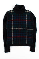 Vintage Ralph Lauren Plaid Turtleneck Sweater