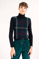 Vintage Ralph Lauren Plaid Turtleneck Sweater