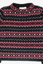 Liz Claiborne Pink Fair Isle Vintage Sweater (1980s)