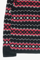 Liz Claiborne Pink Fair Isle Vintage Sweater (1980s)