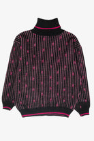Bears Crossing Pink Stripe Vintage Sweater (1980s)
