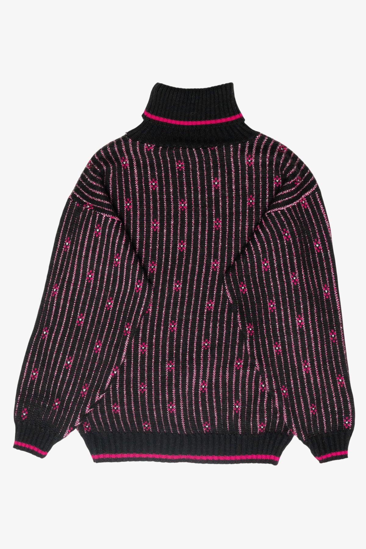 Bears Crossing Pink Stripe Vintage Sweater (1980s)