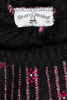 Bears Crossing Pink Stripe Vintage Sweater (1980s)