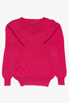 Dossi Pink Graphic Vintage Sweater (1980s)