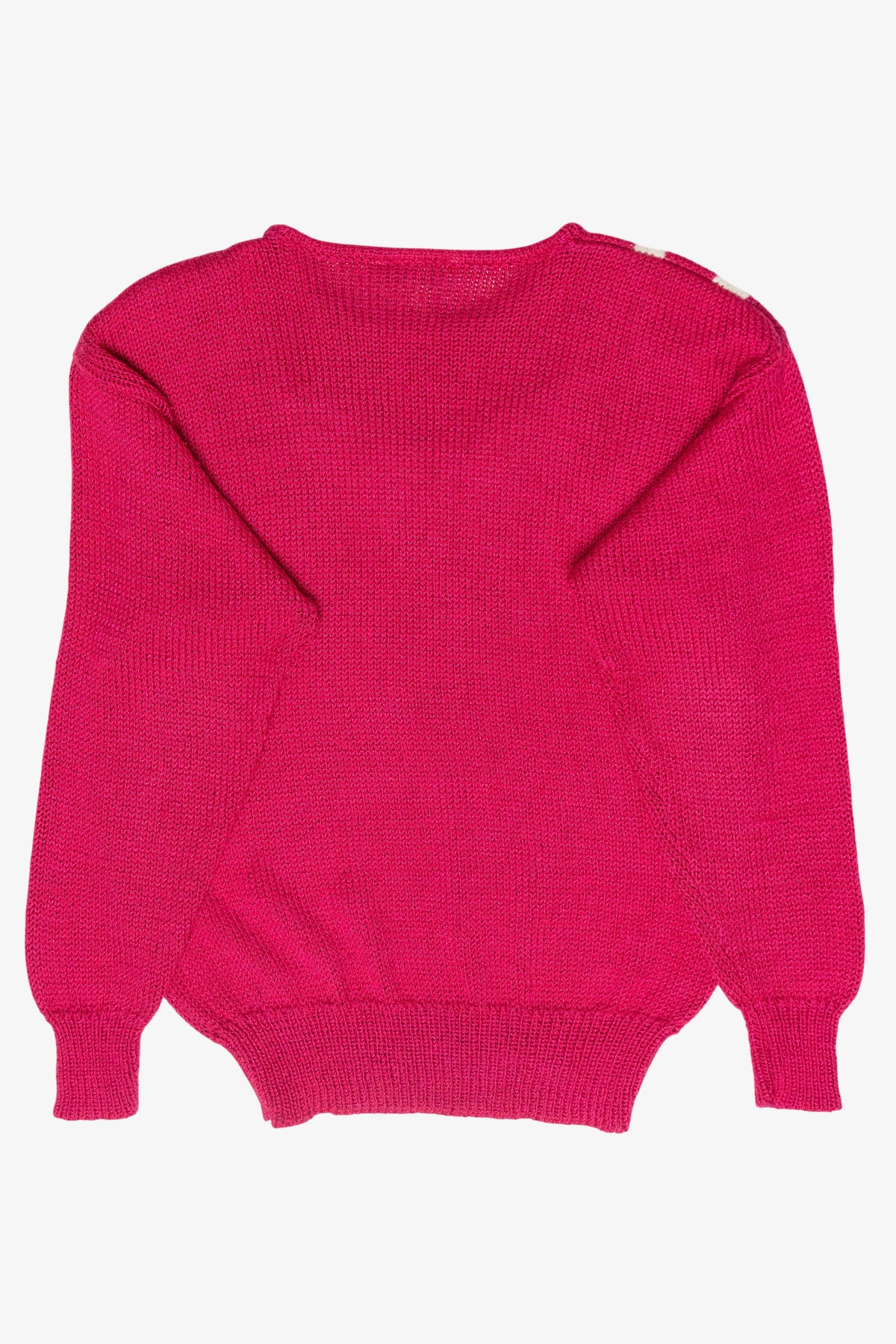 Dossi Pink Graphic Vintage Sweater (1980s)