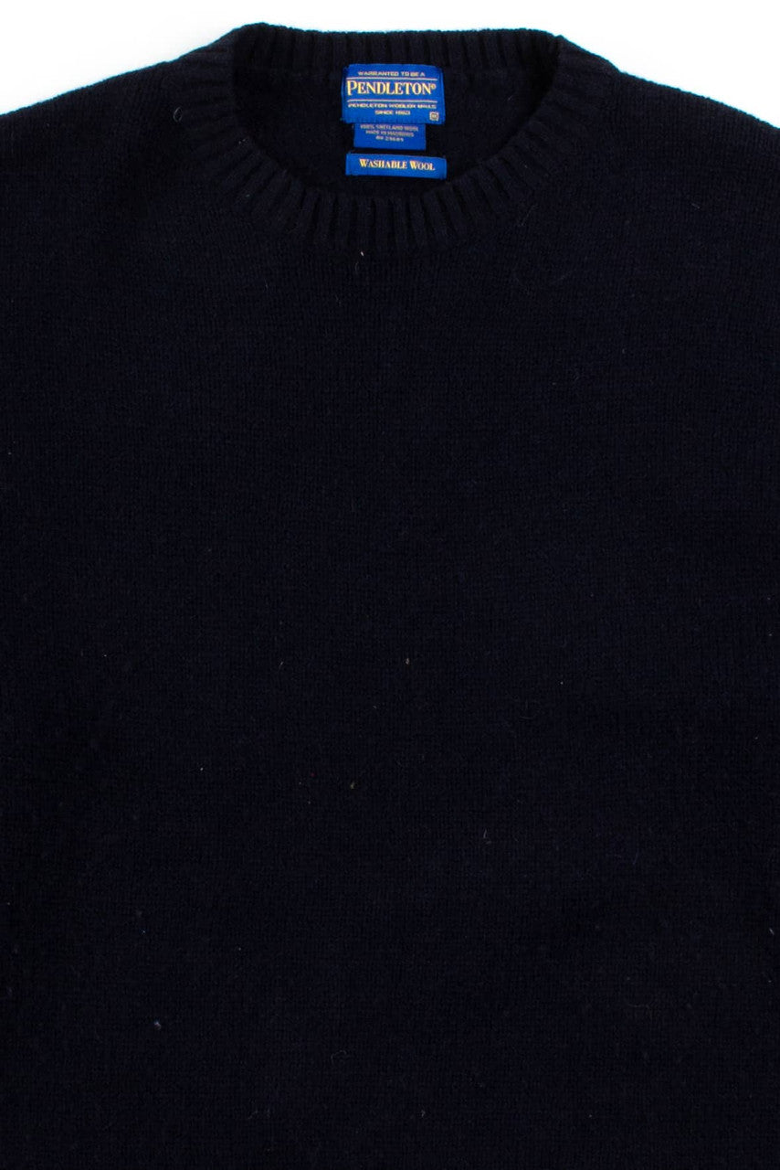 Vintage Black Pendleton Sweater