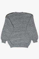New Brand Gray Graphic Vintage Sweater (1980s)