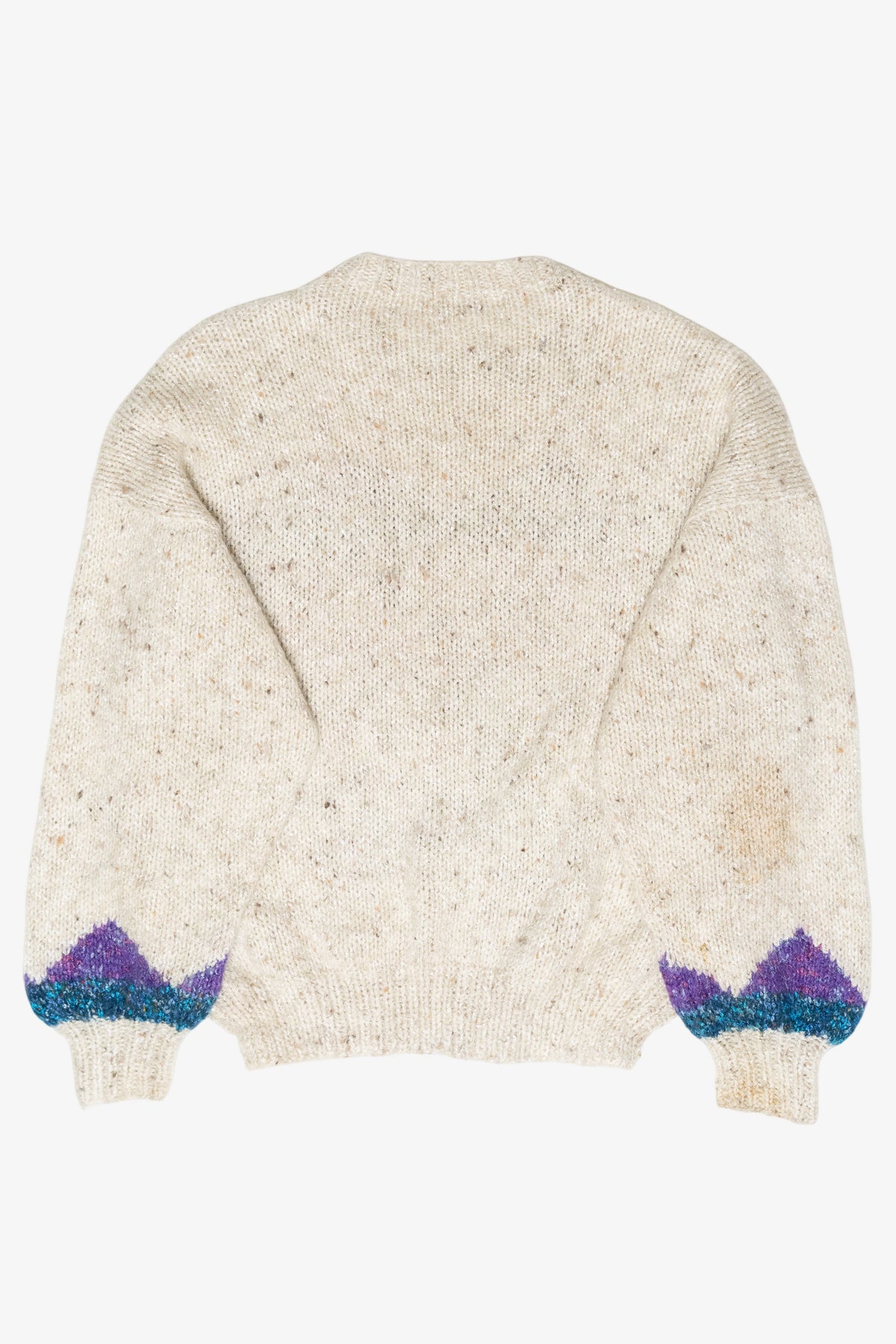 Cool Tones Graphic Knit Sweater (1980s)