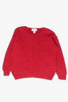 The Limited Red Hand Knit Vintage Sweater (1990s)