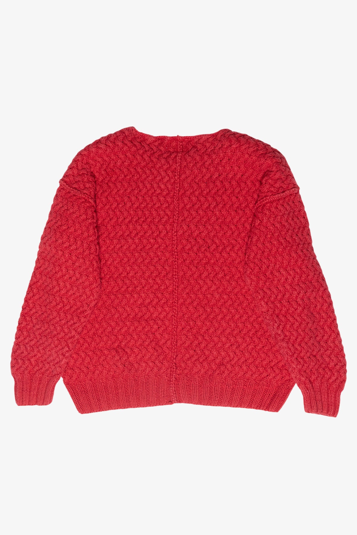 The Limited Red Hand Knit Vintage Sweater (1990s)