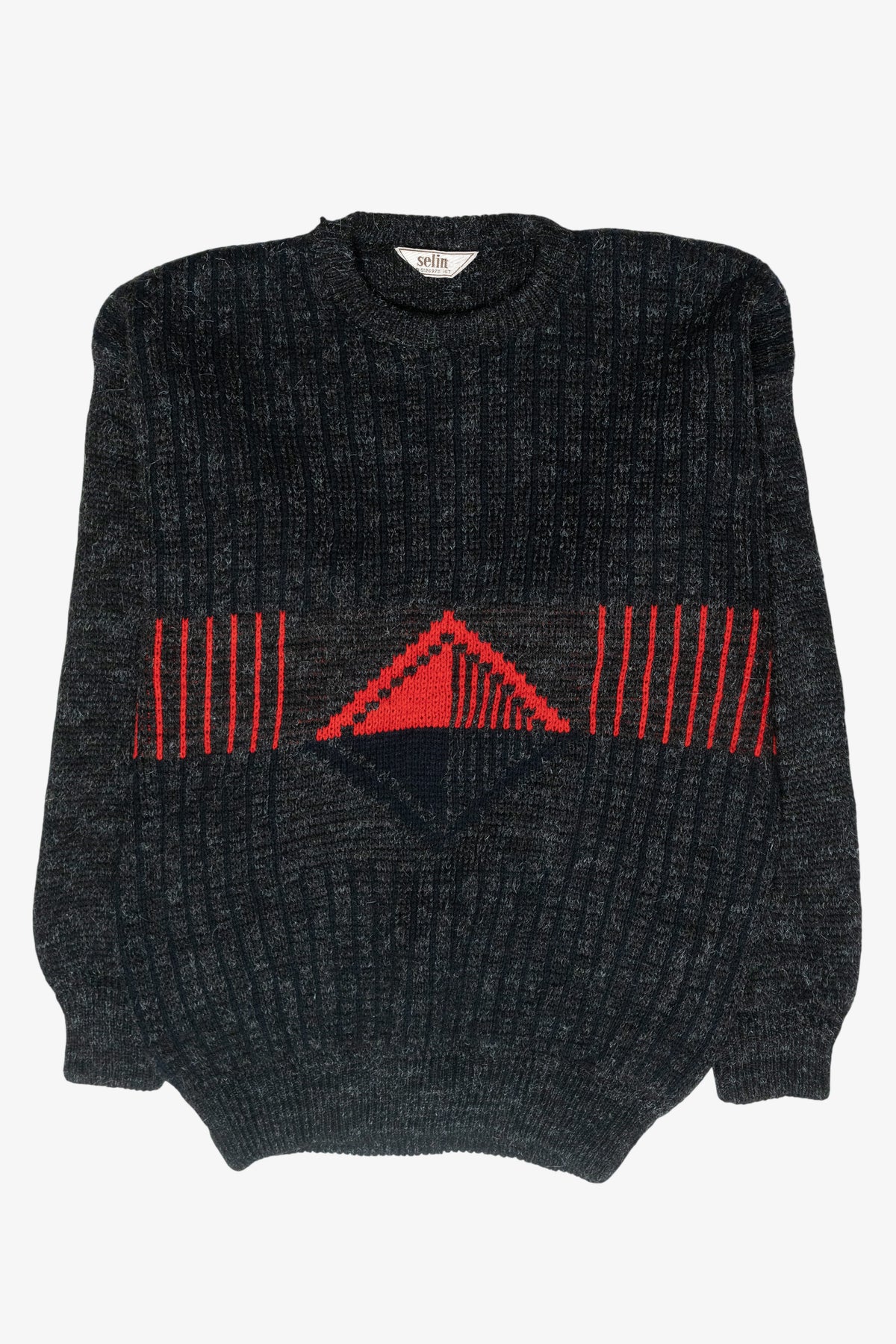 Selia Gray Graphic Vintage Sweater (1980s)
