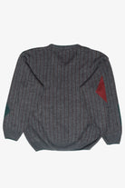 George Geometric Bear Applique Vintage Sweater (1980s)