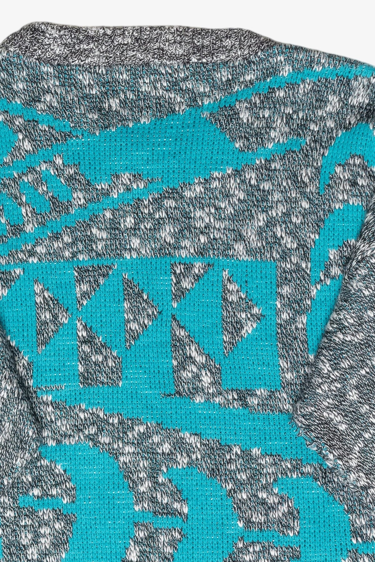 Teal Graphic Vintage Sweater (1980s)
