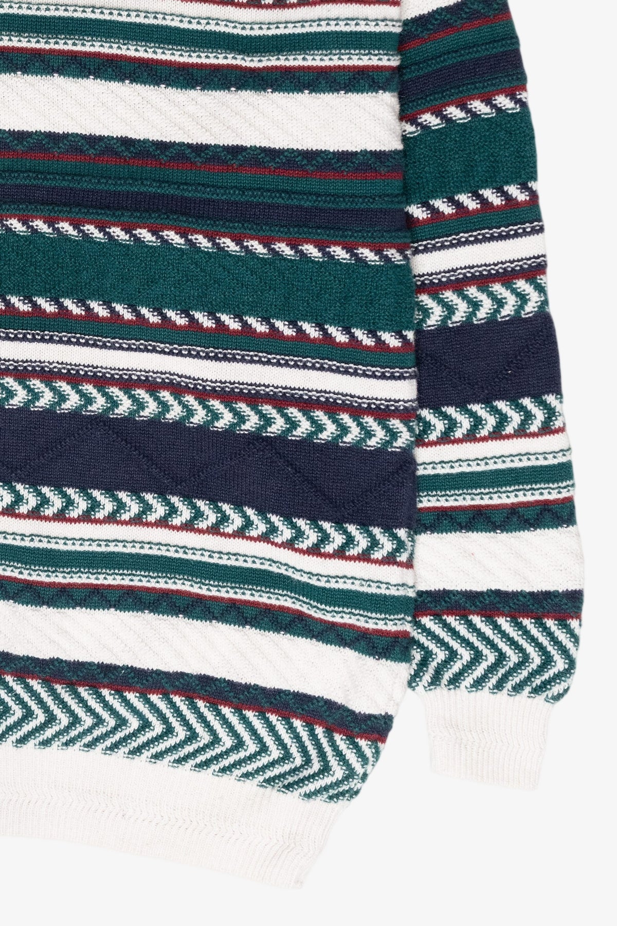 Cotton Traders Multicolor Stripe Vintage Sweater (1990s)