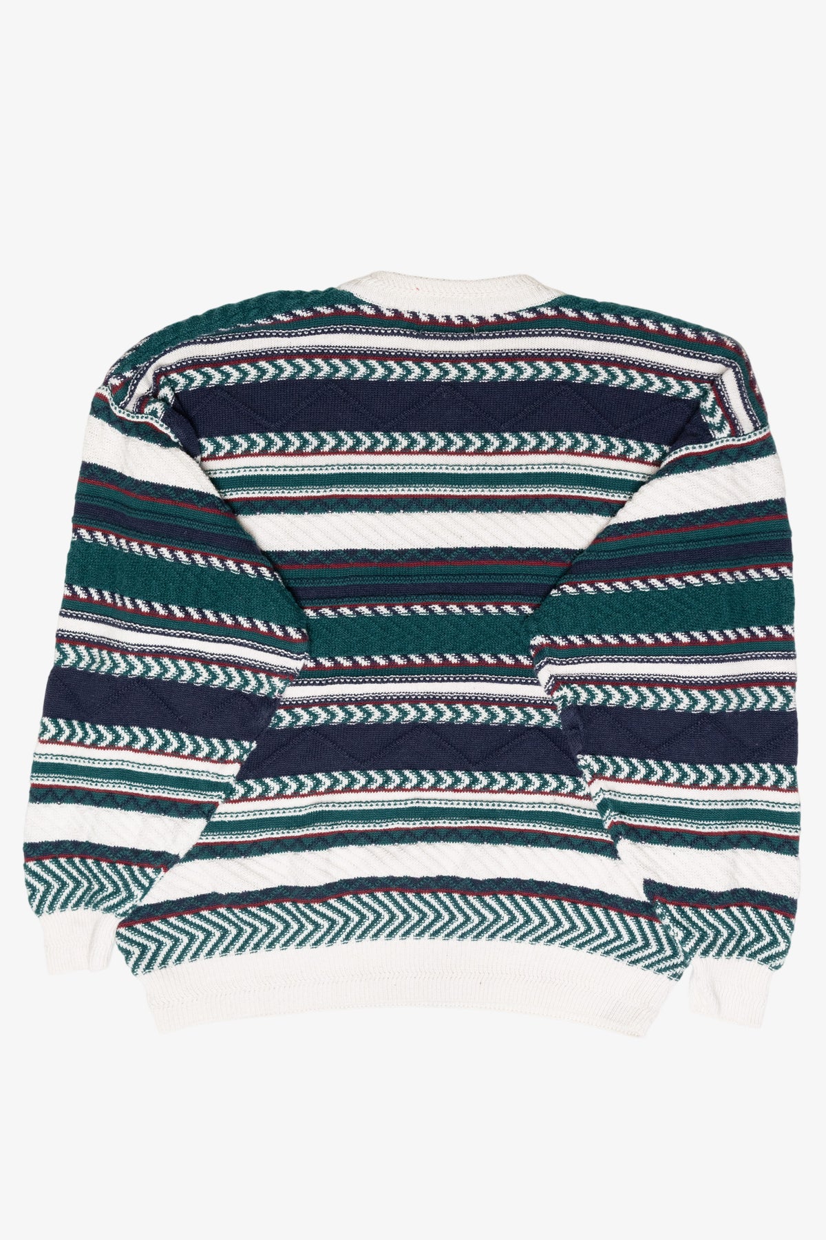 Cotton Traders Multicolor Stripe Vintage Sweater (1990s)