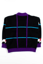 Vintage Cat Grid Sweater
