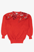 Sentiments Beaded Neck Vintage Sweater (1980s)