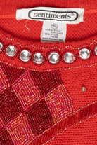 Sentiments Beaded Neck Vintage Sweater (1980s)