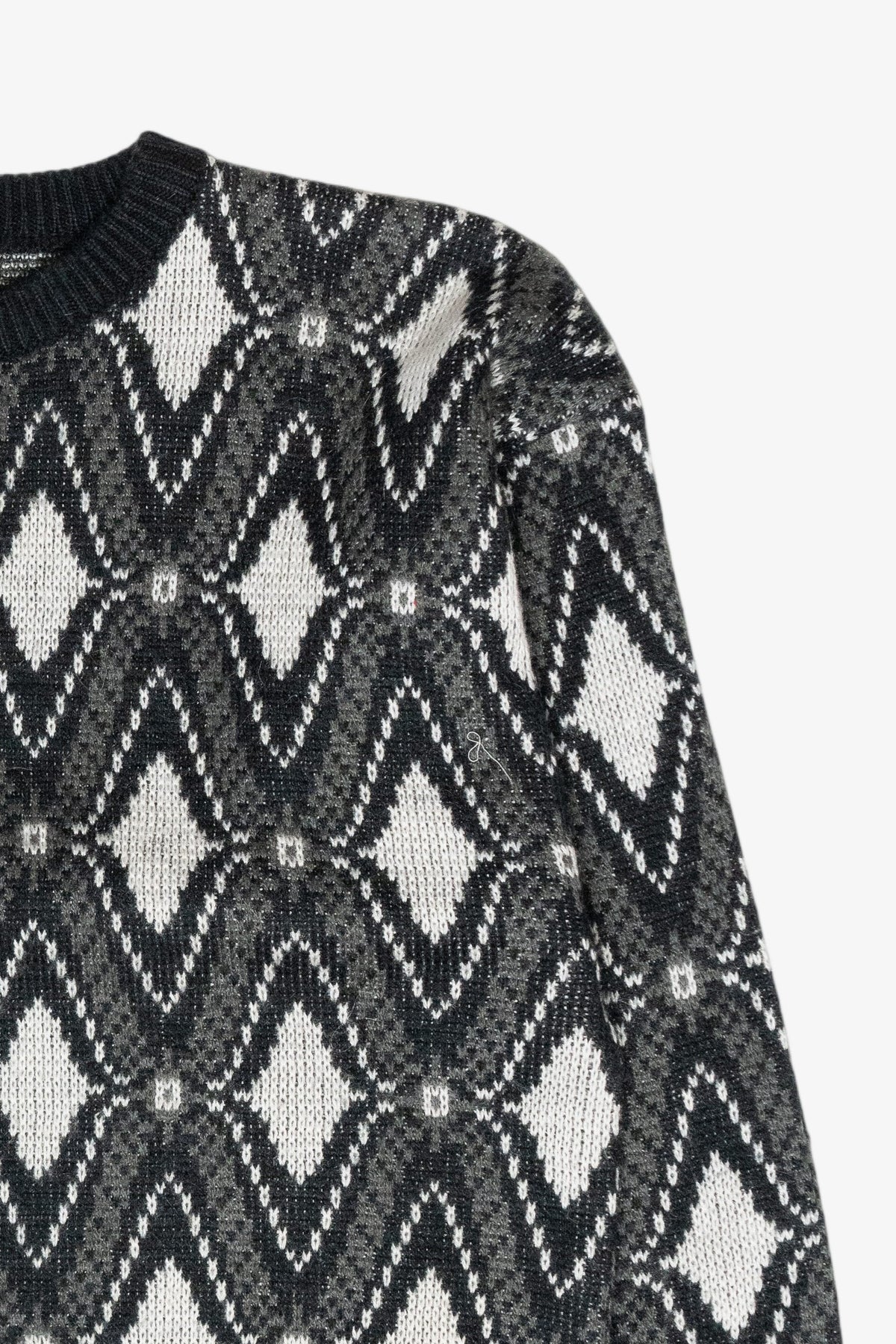 Stitch By Stitch Vintage Diamond Sweater (1990s)