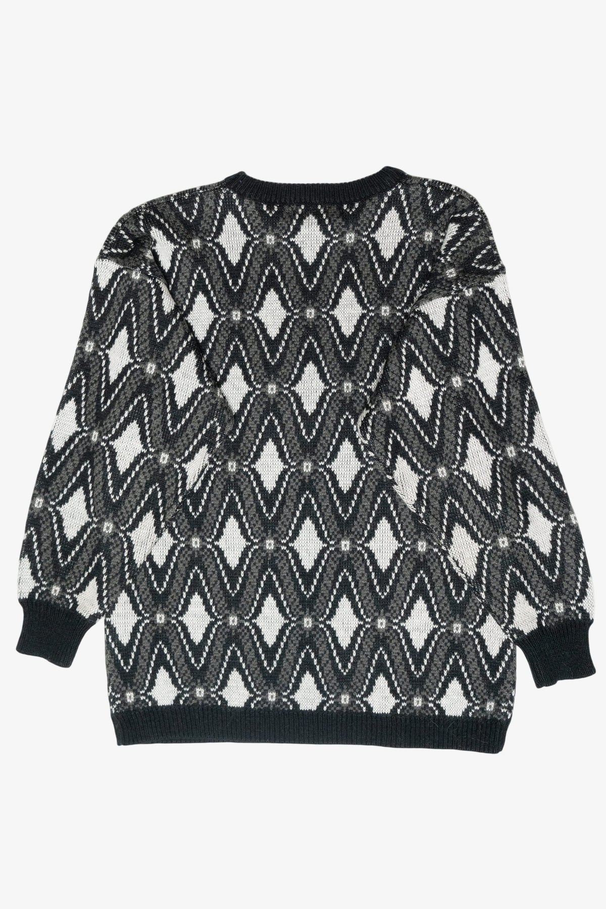 Stitch By Stitch Vintage Diamond Sweater (1990s)