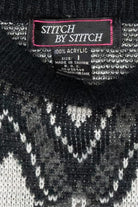 Stitch By Stitch Vintage Diamond Sweater (1990s)