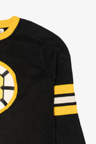Vintage Boston Bruins NHL CCM Knit Hockey Jersey Sweater (1990s)