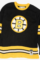 Vintage Boston Bruins NHL CCM Knit Hockey Jersey Sweater (1990s)