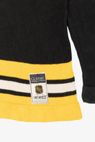 Vintage Boston Bruins NHL CCM Knit Hockey Jersey Sweater (1990s)