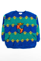 Vintage Coat Of Arms Sweater